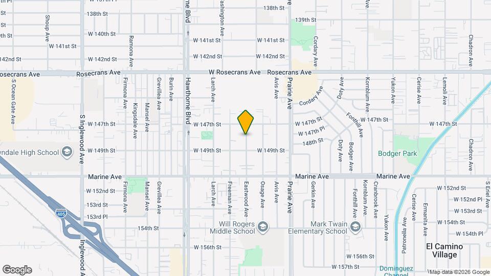 14807 Eastwood Ave, Unit 14807 Eastwood Ave Map and Location Details