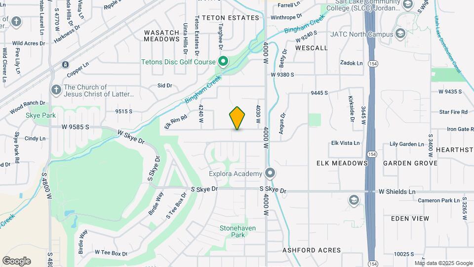 4111 W 9580 S Map and Location Details