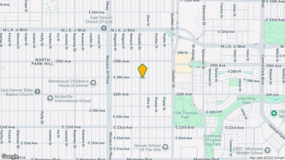 2680 Oneida St Map and Location Details
