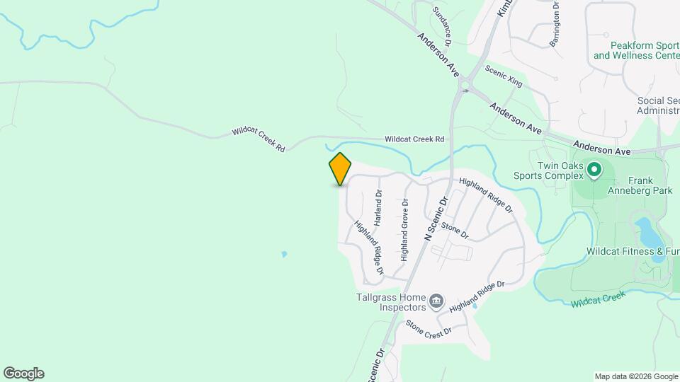 503 Highland Ridge Dr Map and Location Details