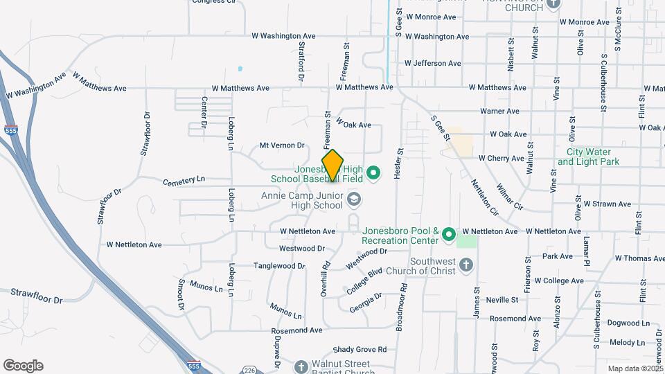 1202 Madera Dr Map and Location Details
