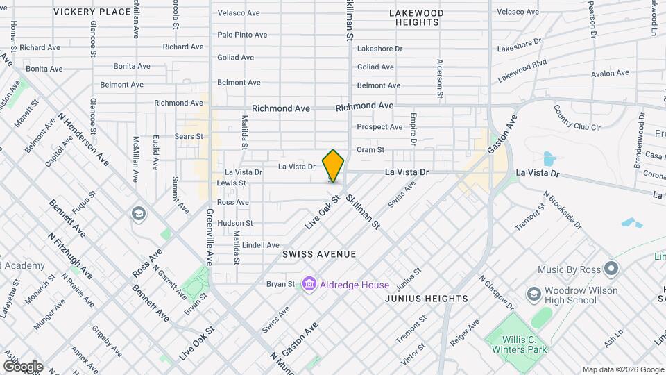 6032 Lewis St Map and Location Details