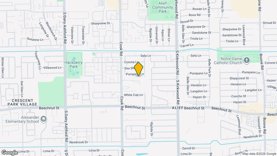 7825 Cook Rd Map and Location Details