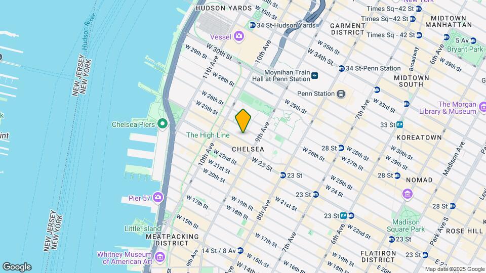 421 W 24th St Mapa y Detalles de la Ubicación