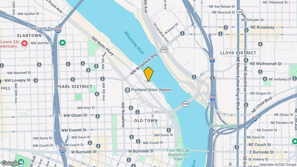 910 NW Naito Pky Map and Location Details