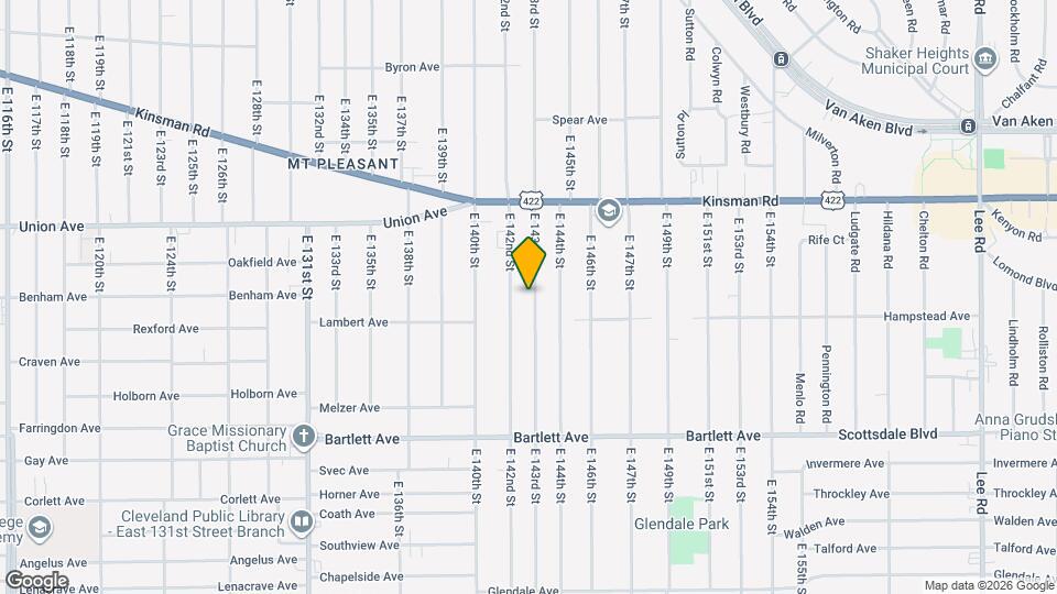 3598 E 143rd St Map and Location Details