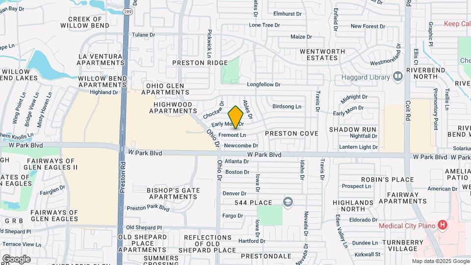 4545 Fremont Ln Map and Location Details