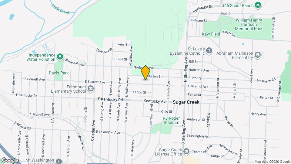 10622 E Scarritt Ave Map and Location Details