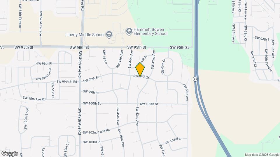 4296 SW 98th St Map and Location Details