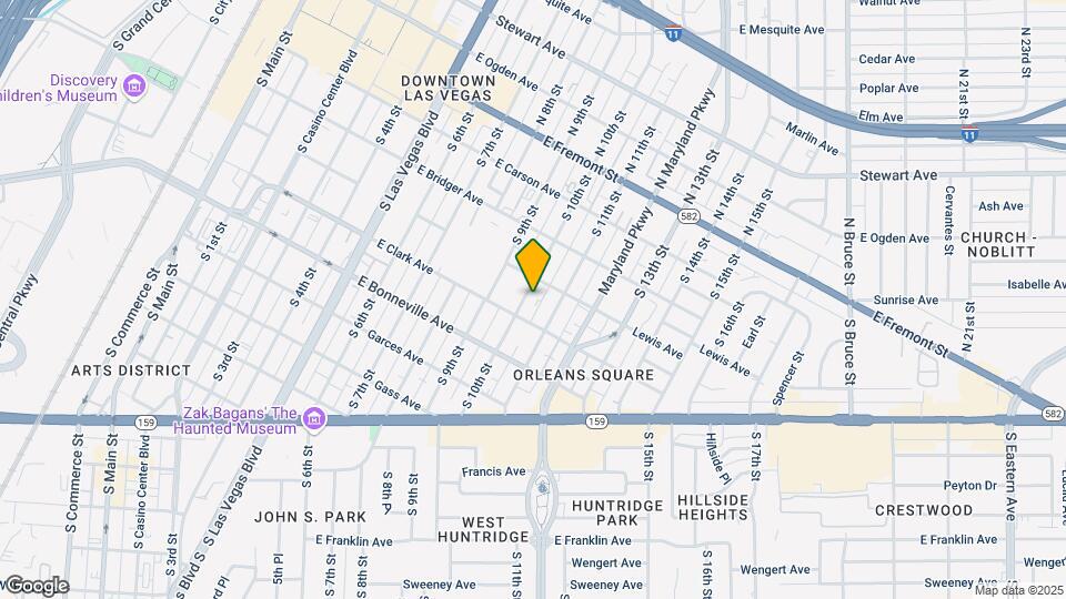 415 S 10th St Map and Location Details