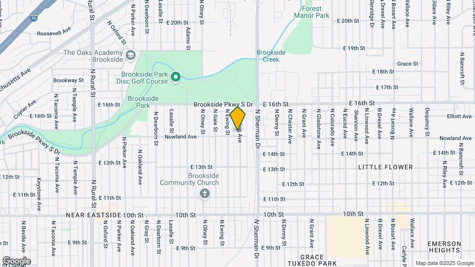 1404 N Kealing Ave Map and Location Details