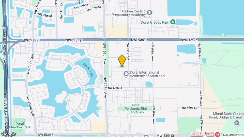 10450 NW 69th Terrace Map and Location Details