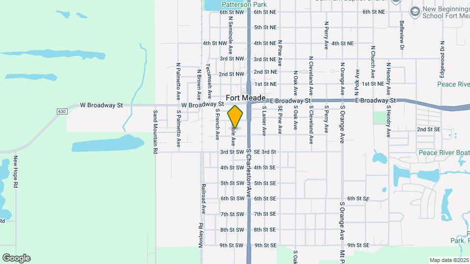 121 S Seminole Ave, Unit B Map and Location Details
