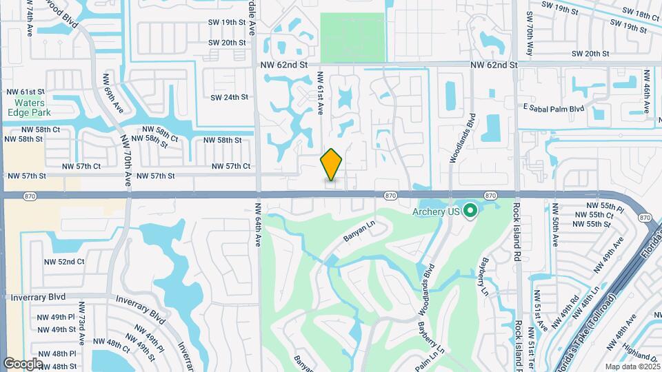 5973 NW 56th Ct Map and Location Details