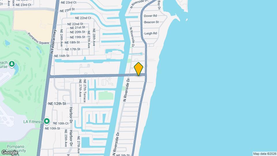 1347 N Ocean Blvd Map and Location Details