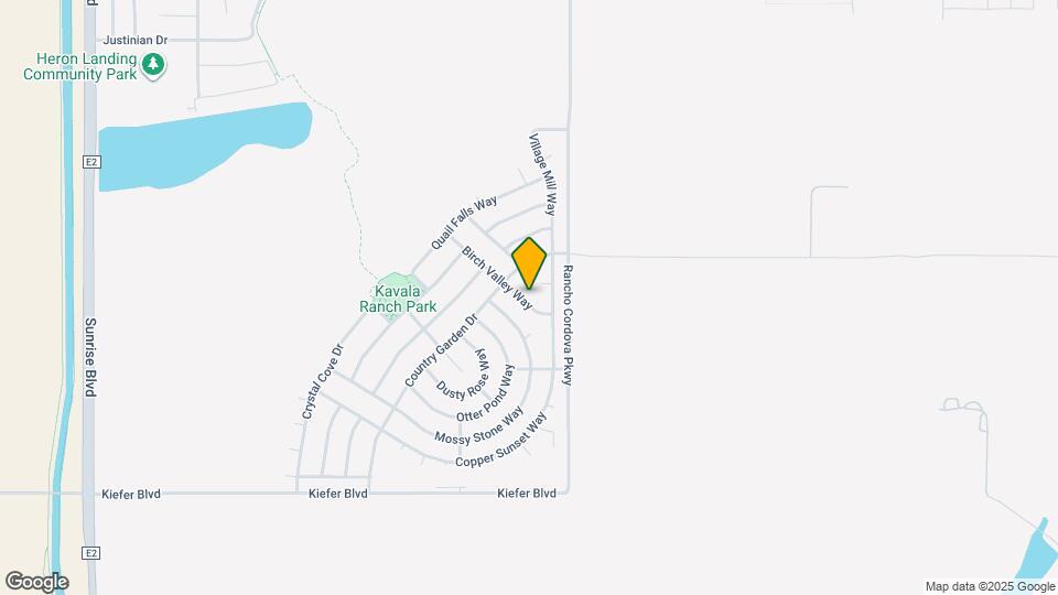 5021 Birch Valley Way Map and Location Details