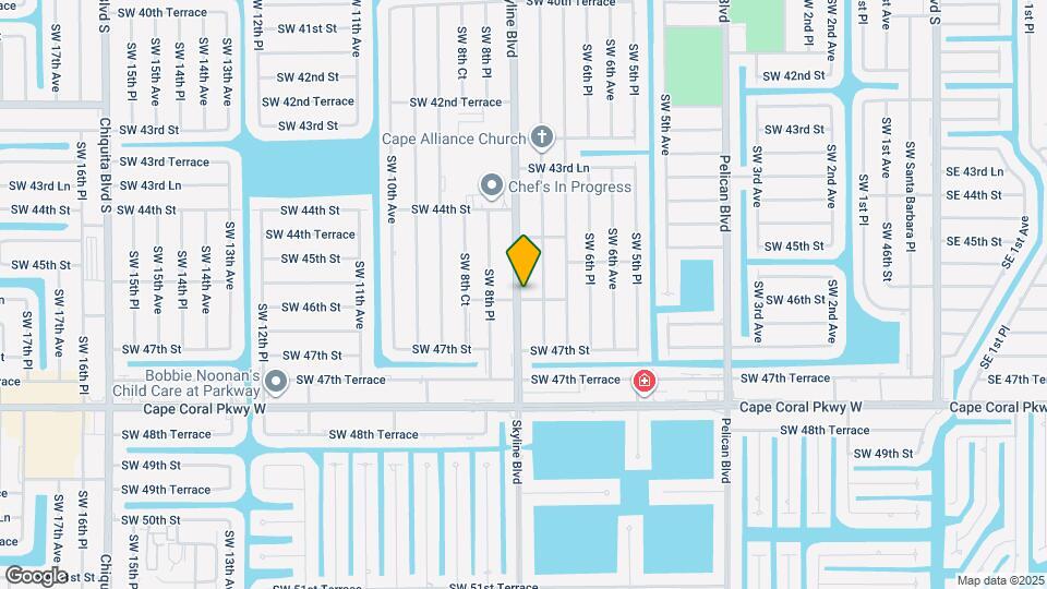 729 SW 46th St Map and Location Details