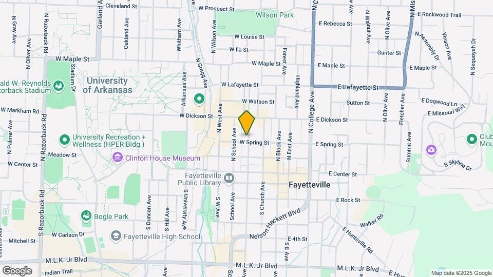 201 N Locust Ave Map and Location Details