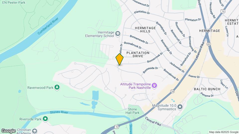 2036 Hickory Hill Ln Map and Location Details
