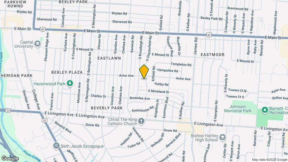 925 S Chesterfield Rd Map and Location Details