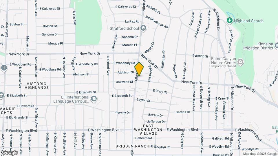 1700 N Allen Ave, Unit Guest house Map and Location Details