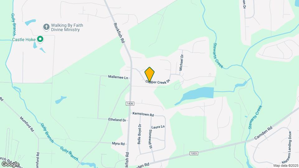 284 Copper Creek Dr Map and Location Details
