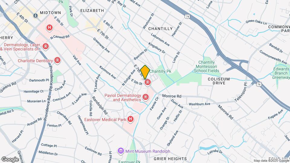 2625 E 5th St Map and Location Details