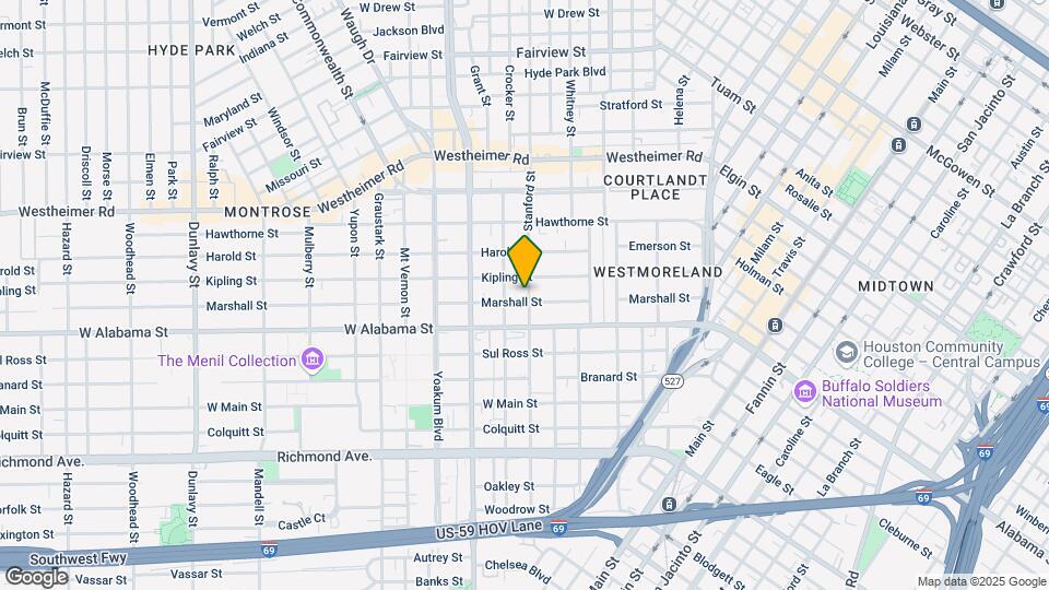3616 Stanford St Map and Location Details