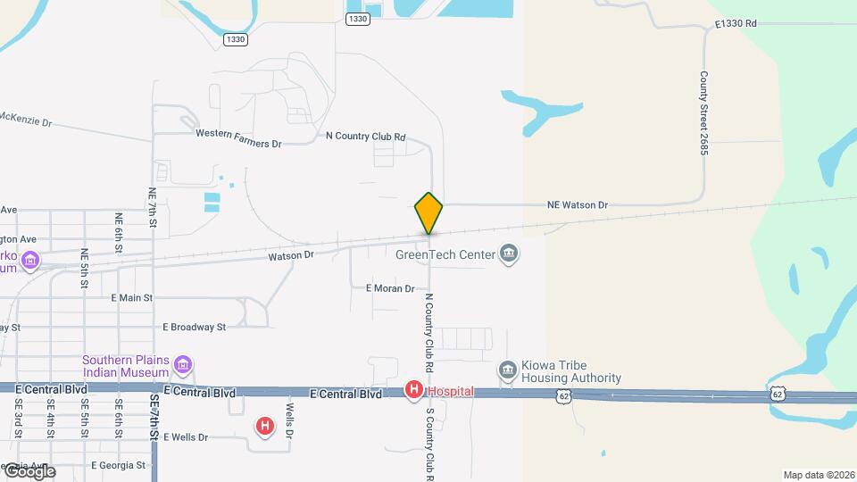 Anadarko Village Map and Location Details