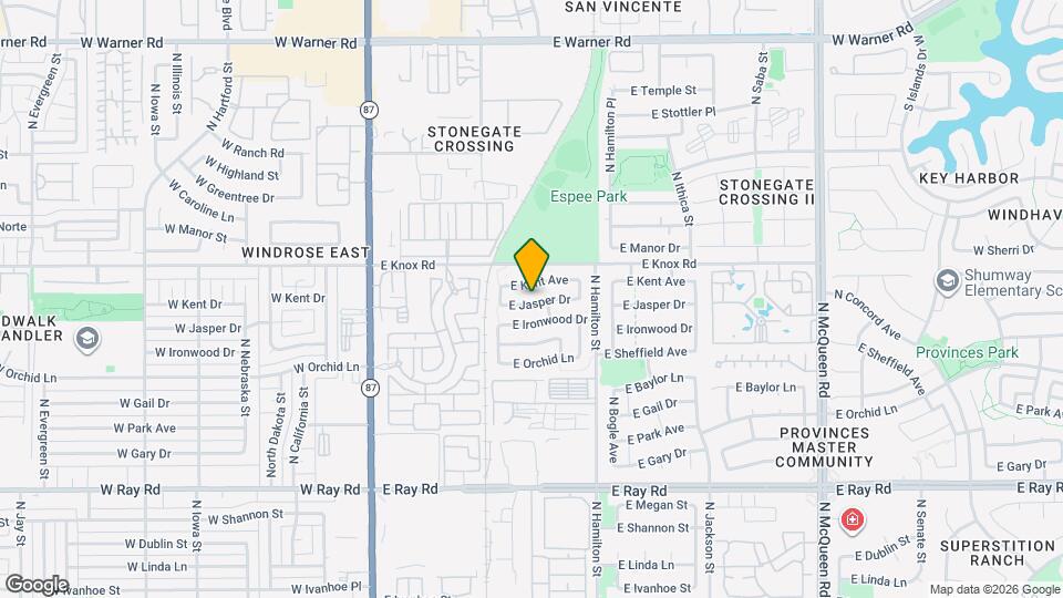 412 E Jasper Dr Map and Location Details