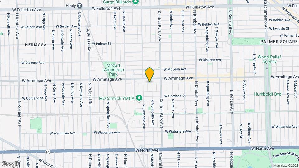 1940 N Monticello Ave Map and Location Details