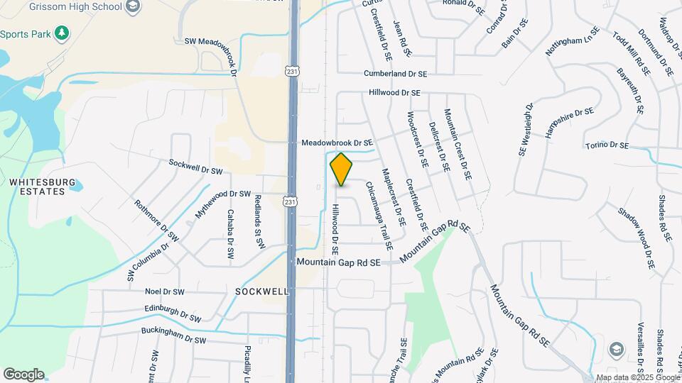 300 McAlpine Dr SE Map and Location Details