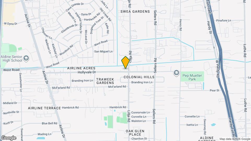 Hollyvale Apartments Mapa y Detalles de la Ubicación