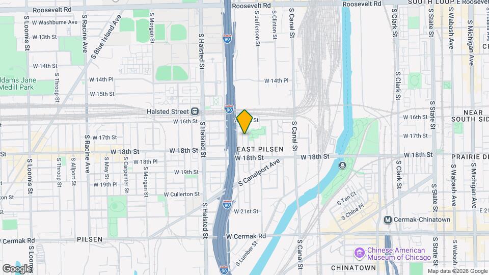 1708 S Desplaines St Map and Location Details