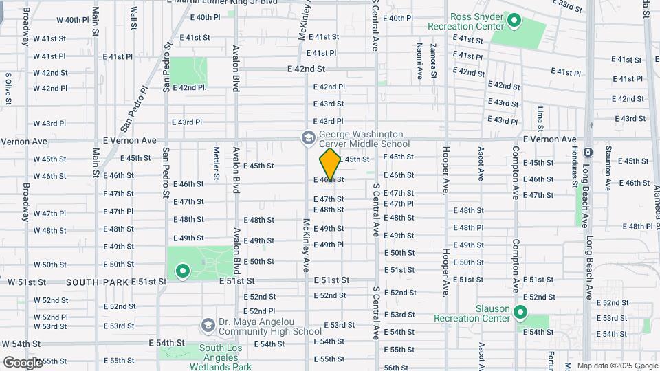 922 E 46th St Map and Location Details
