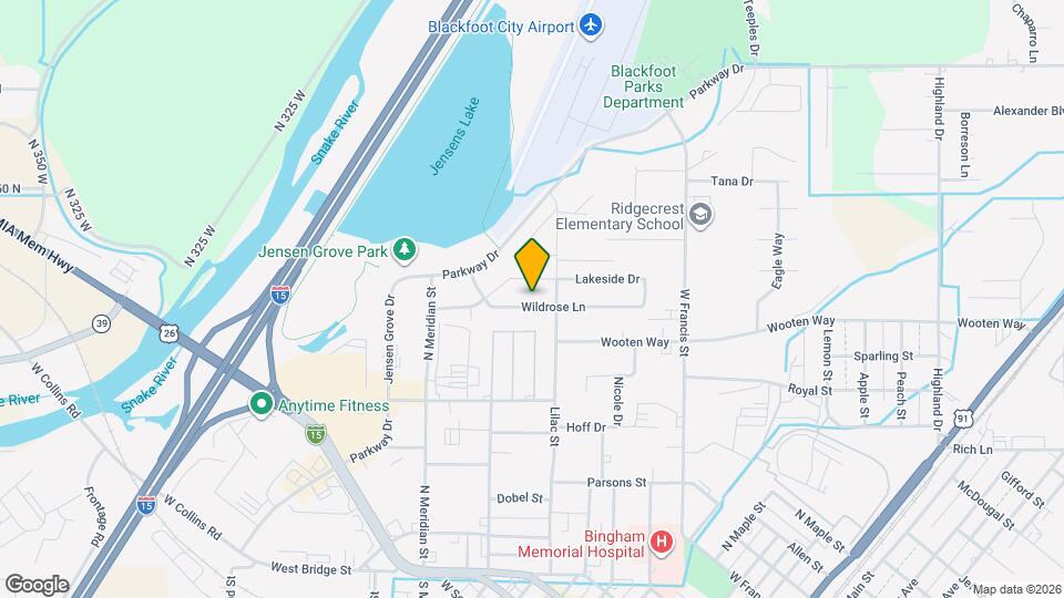 841 Wildrose Ln Map and Location Details