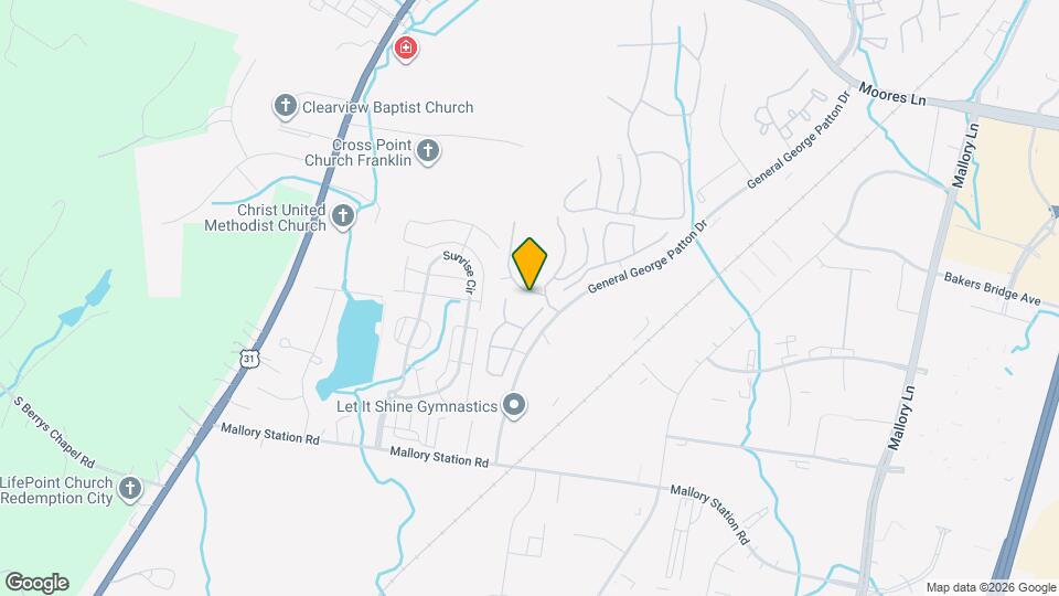 1801 Brentwood Pointe Map and Location Details