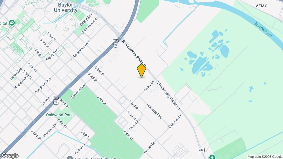 2501 S University Parks Dr, Unit 1116 Mapa y Detalles de la Ubicación