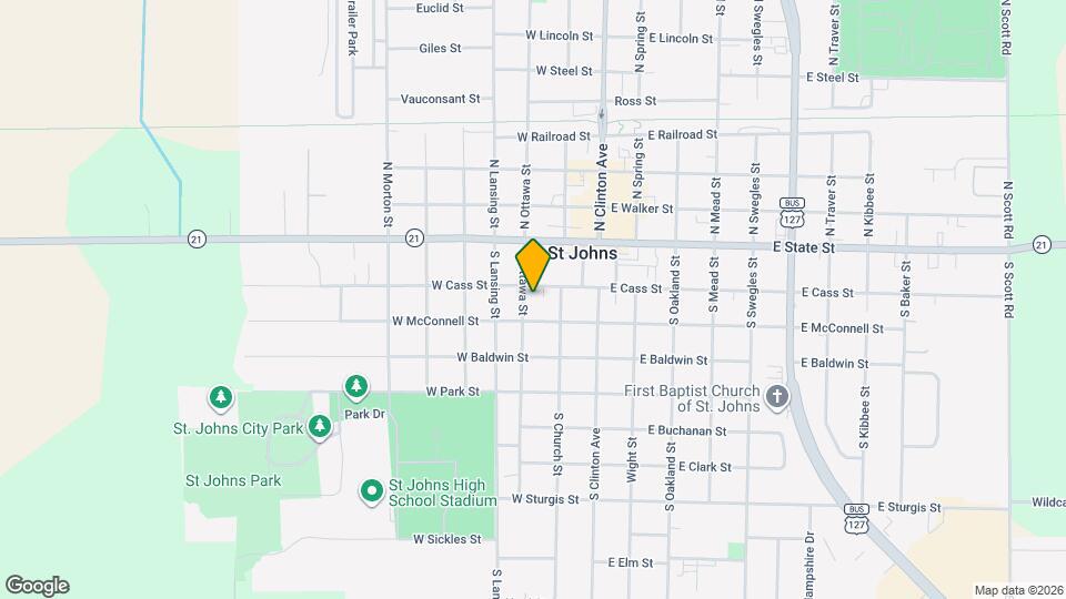 205 S Ottawa St, Unit #1 Map and Location Details