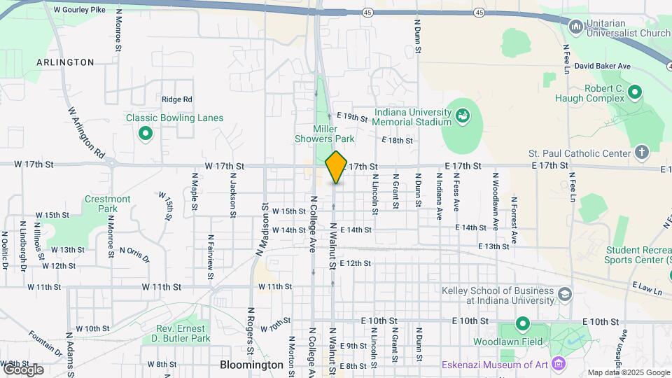 1202 N Walnut St Mapa y Detalles de la Ubicación