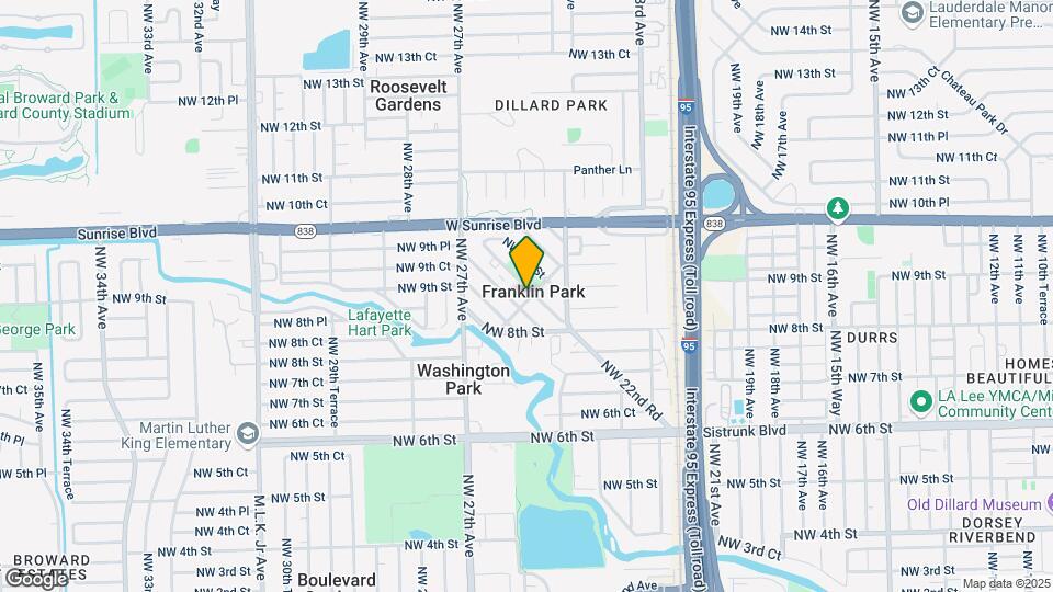 2500-2502 Franklin Park Dr Mapa y Detalles de la Ubicación