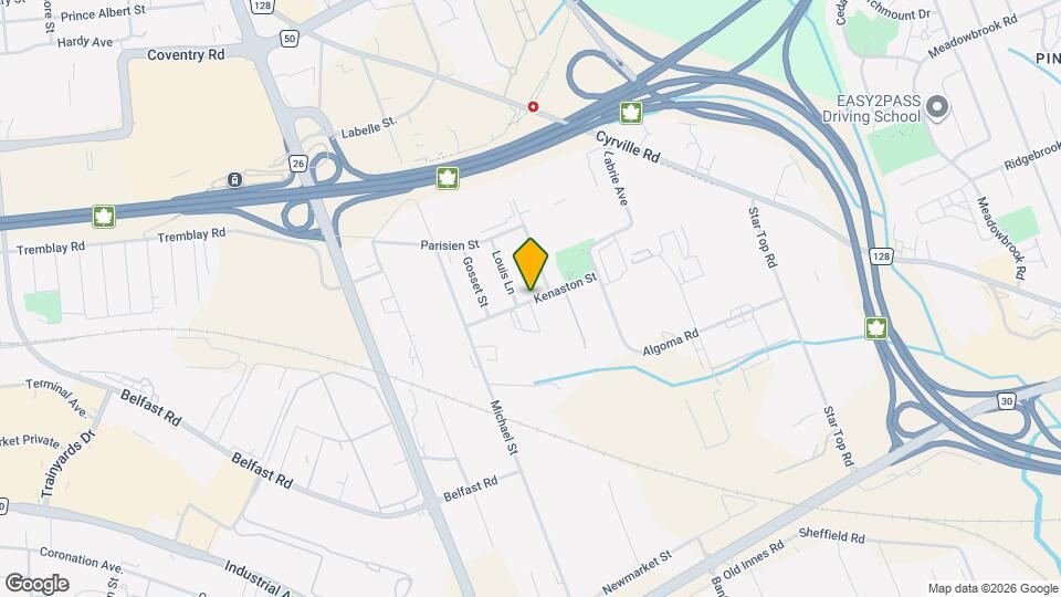 1125 Kenaston St Map and Location Details