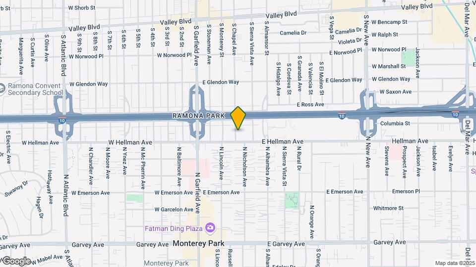 2028 S Chapel Ave Mapa y Detalles de la Ubicación