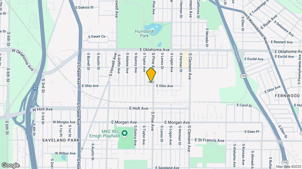 3279 S Pine Ave Map and Location Details