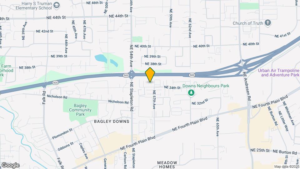 Large One Bedroom Close to Vancouver Mall Map and Location Details