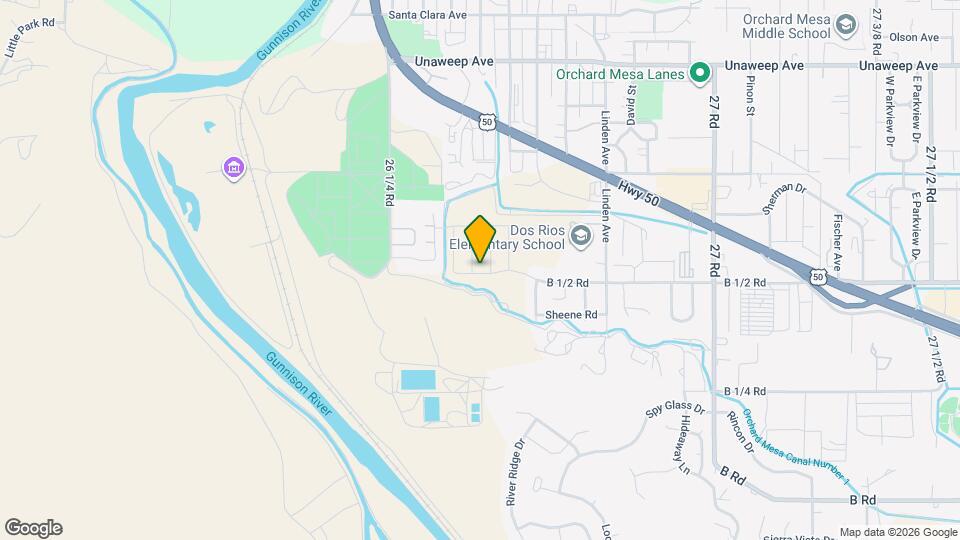 2638-B 1/2 B 1/2 Rd Map and Location Details