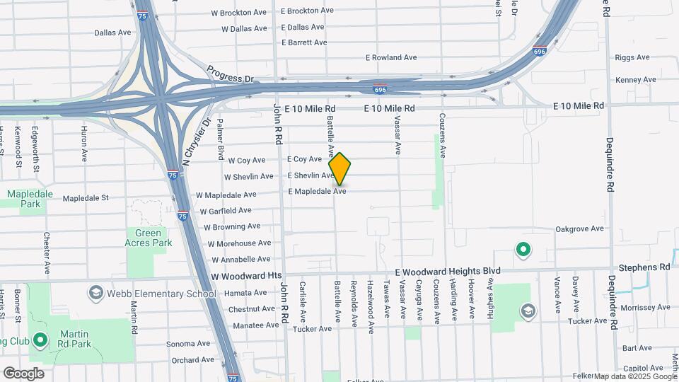 335 E Elza Ave Map and Location Details