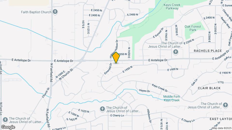 1472 E Primrose Ln Map and Location Details