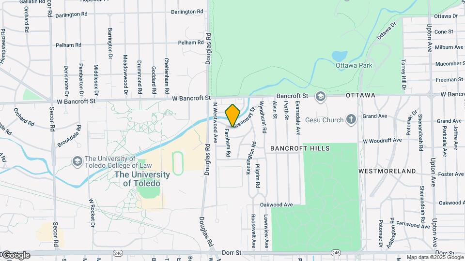 2647 Greenway St Map and Location Details