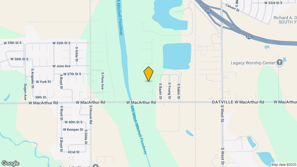 3907 S Bluelake Ct Map and Location Details